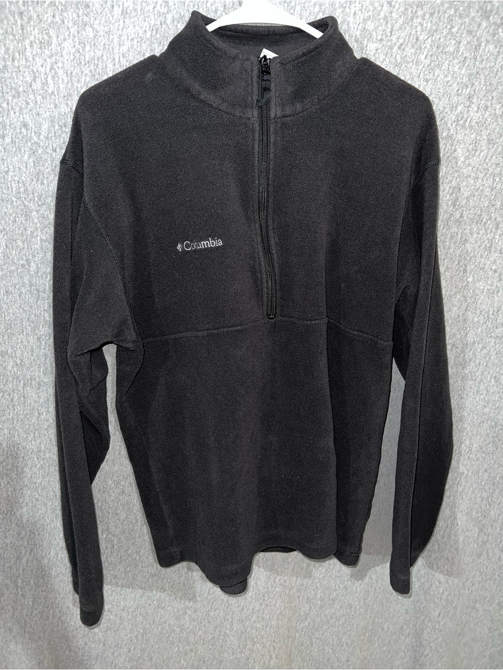 Columbia Men’s Black Quarter-Zip Fleece Pullover
